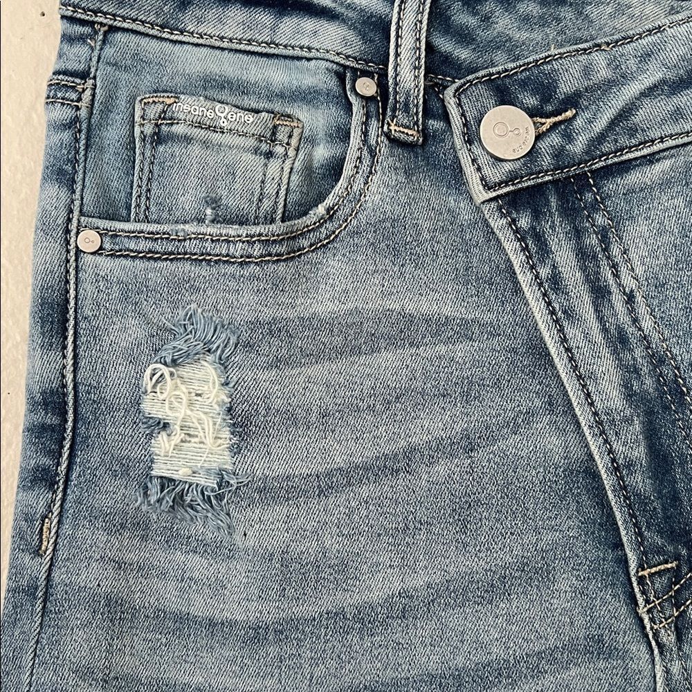 Insane Gene Crossover Button Design Jean Size 5/26 - Picture 8 of 15